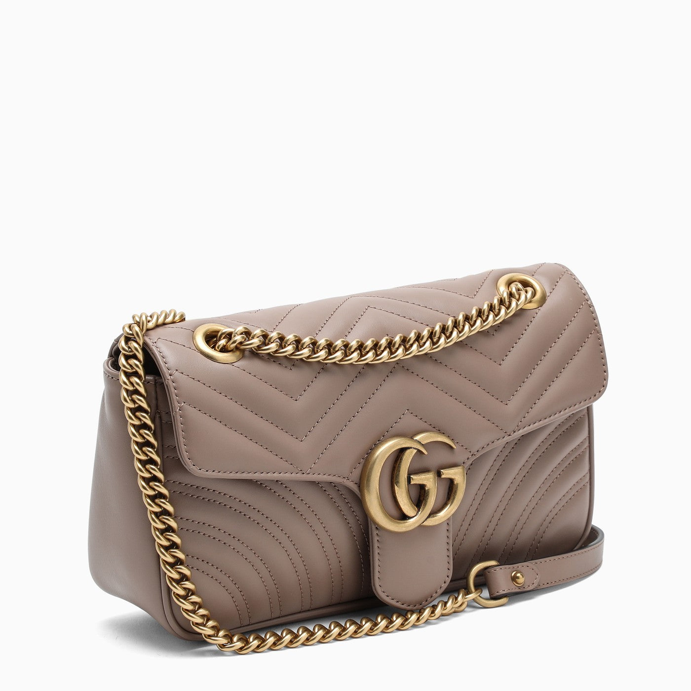 GUCCI GG MARMONT SMALL SHOULDER BAG ROSE