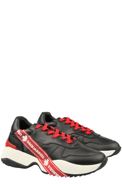 DSQUARED2 LEATHER SNEAKERS