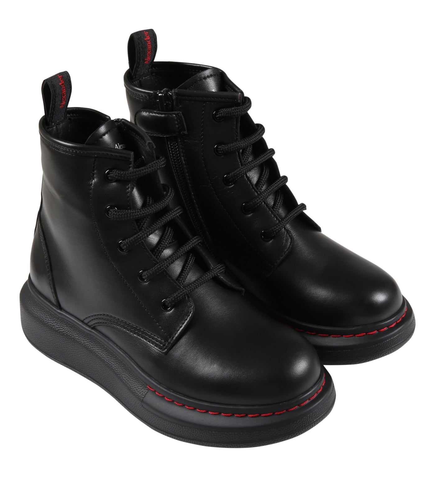 ALEXANDER MC QUEEN KIDS ANKLE BOOTS