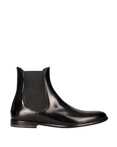 DOLCE & GABBANA LEATHER ANKLE BOOTS