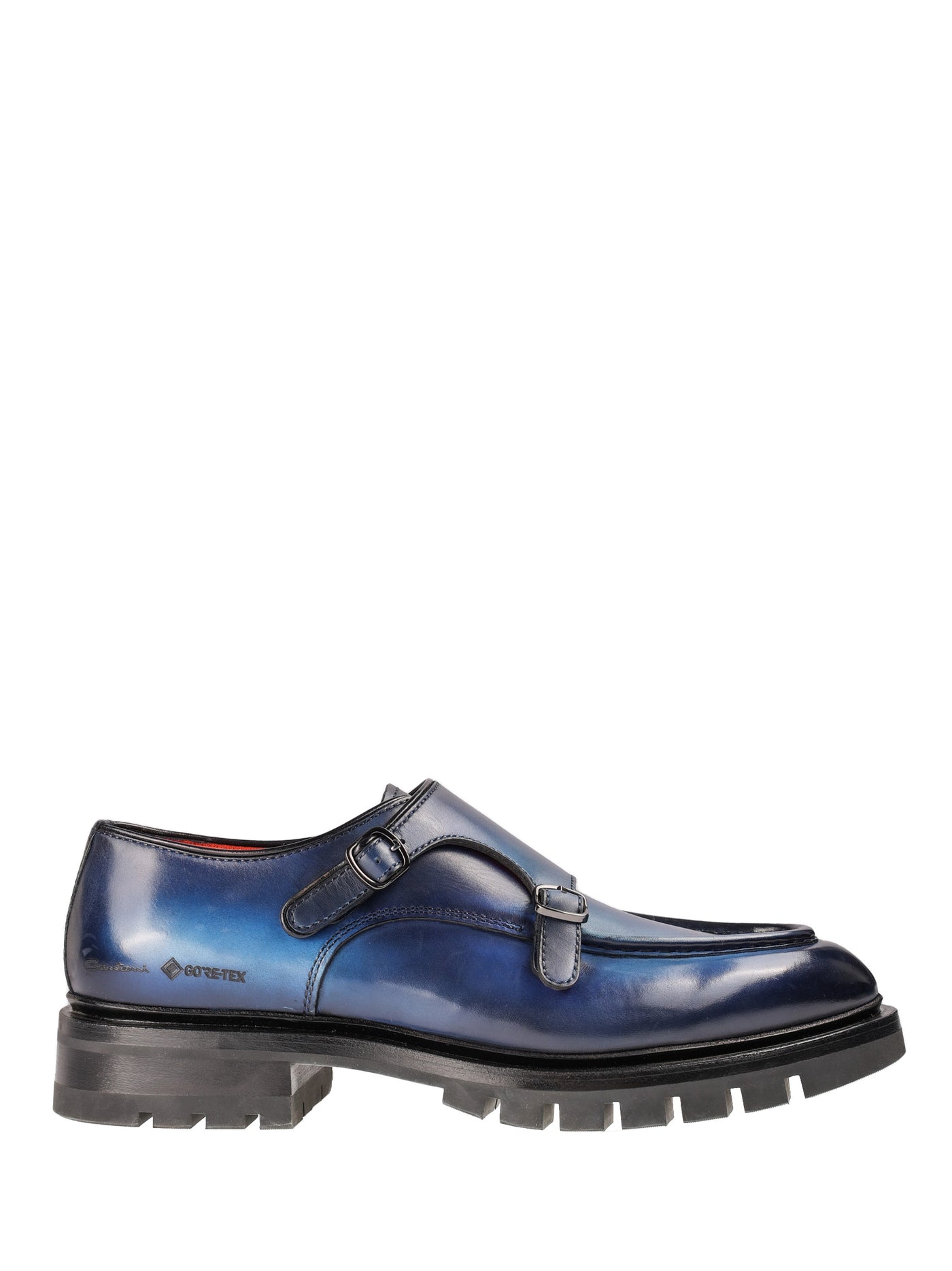 SANTONI LEATHER LOAFERS