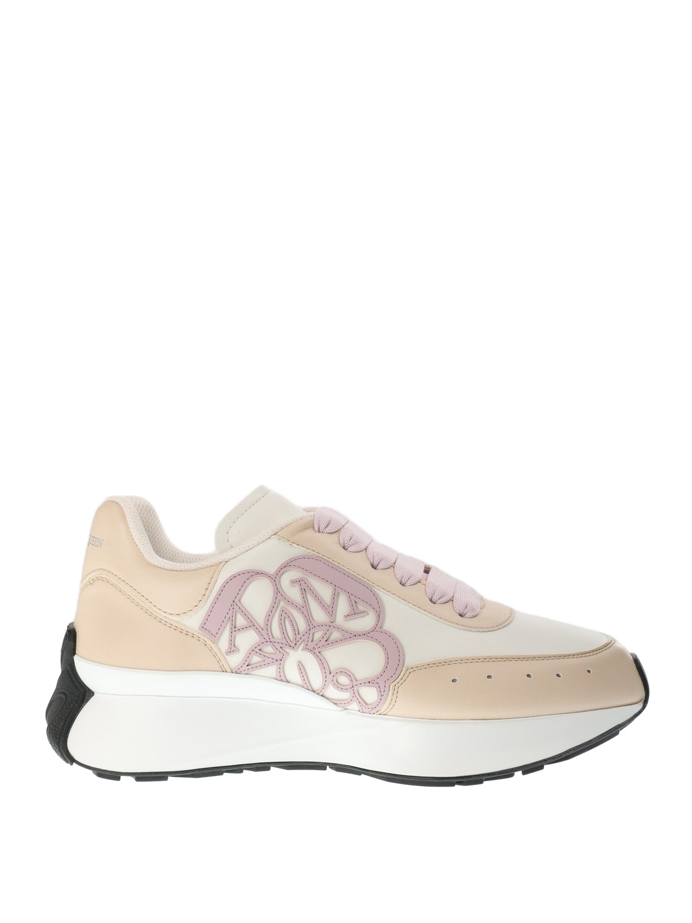 ALEXANDER MCQUEEN SPRINT RUNNER PINK SNEAKERS 