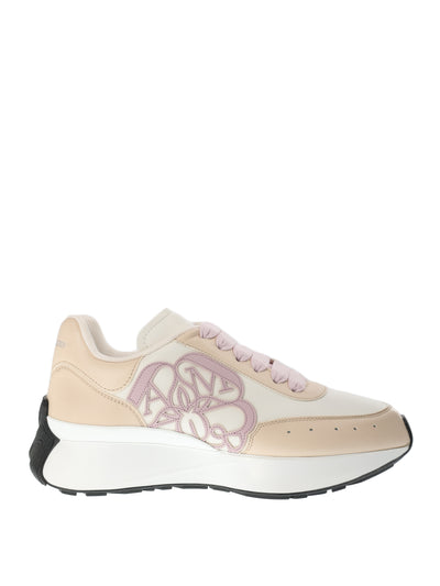 ALEXANDER MCQUEEN SPRINT RUNNER PINK SNEAKERS 