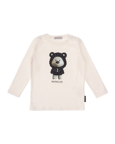 MONCLER KIDS LONG SLEEVED T-SHIRT FOR GIRLS