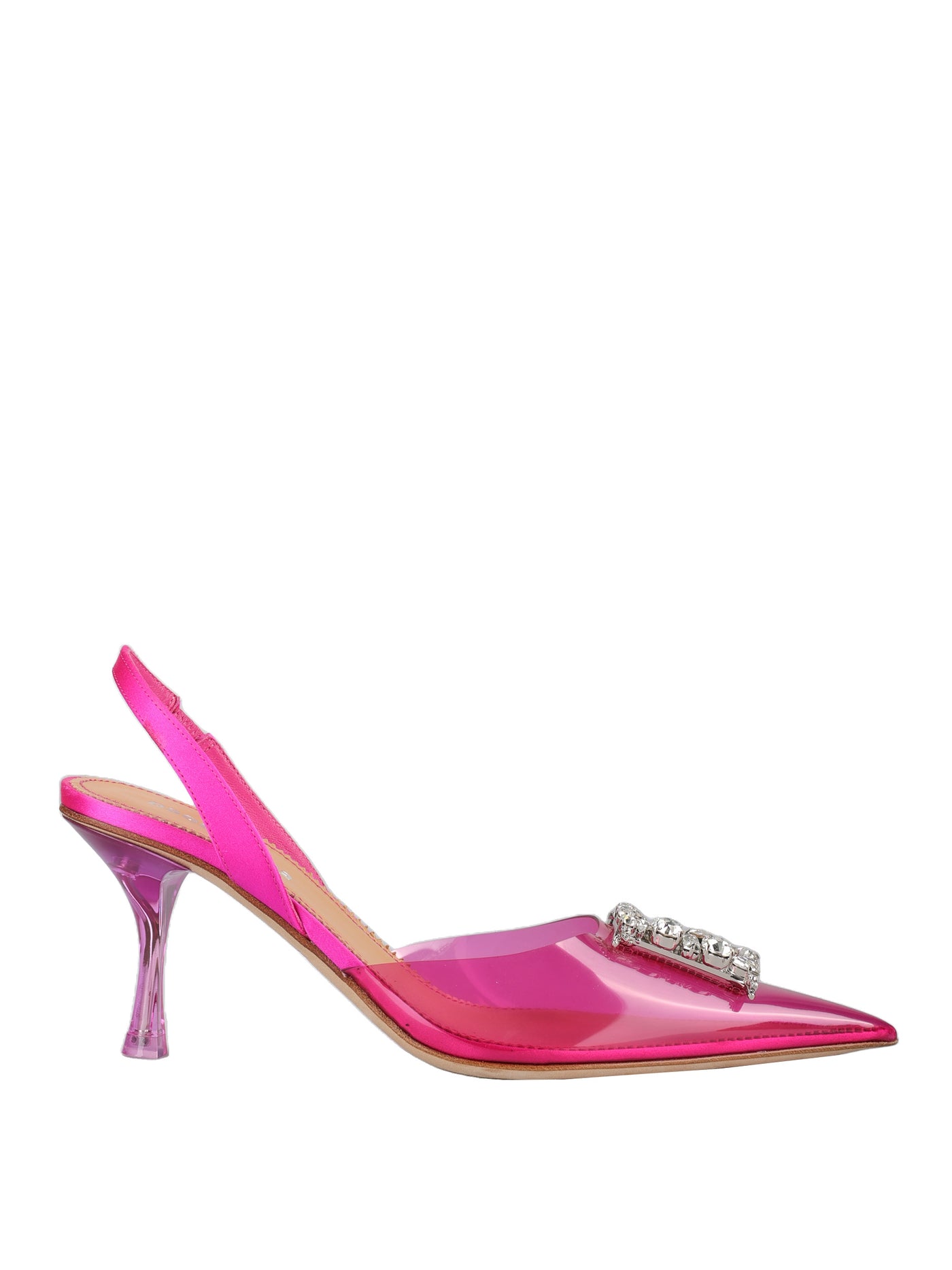 DSQUARED2 EMBELLISHED LOGO SLINGBACK PUMPS