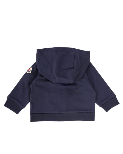 MONCLER KIDS SWEATSHIRTS WITH ZIP AND HOOD