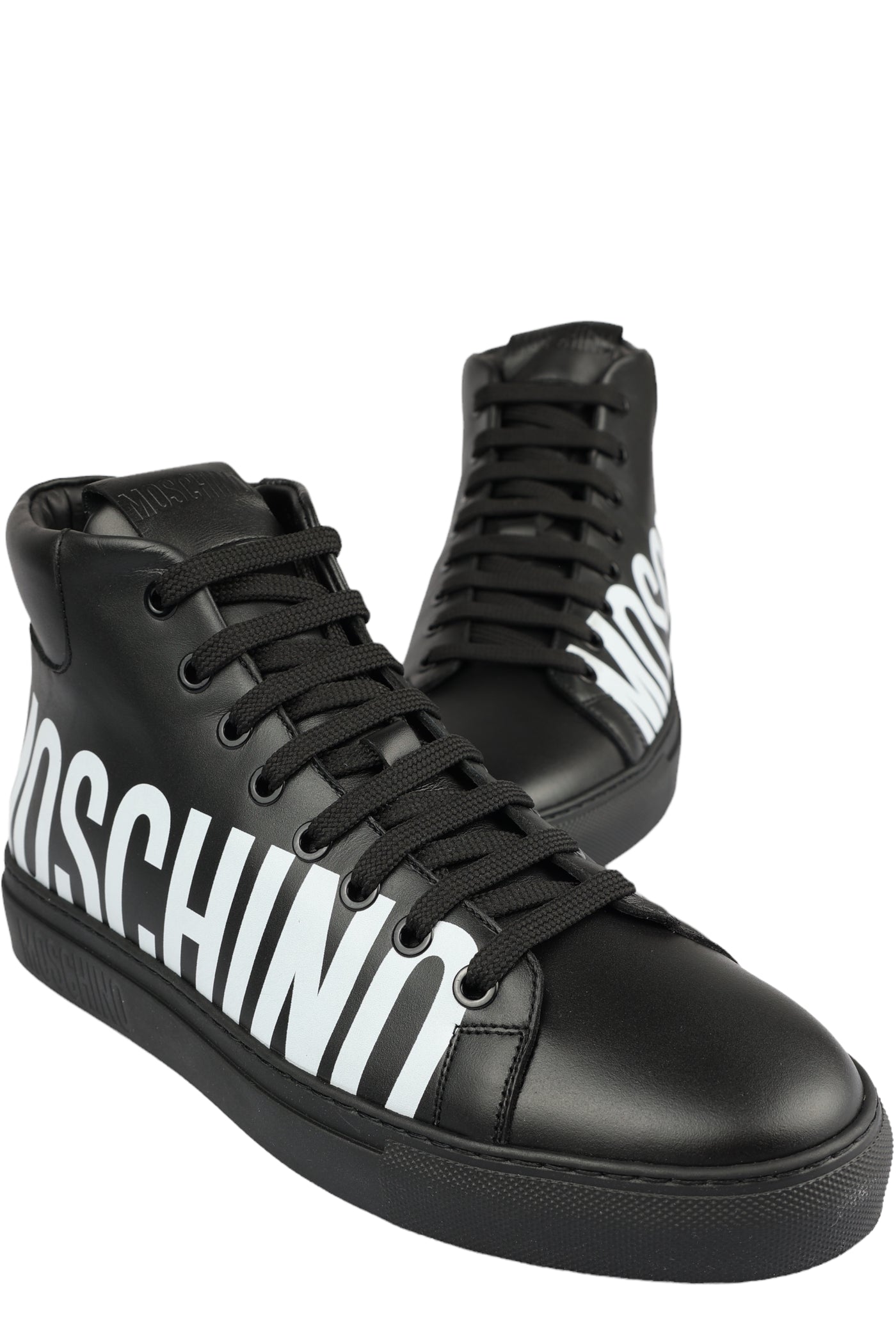 LOVE MOSCHINO LEATHER SNEAKERS