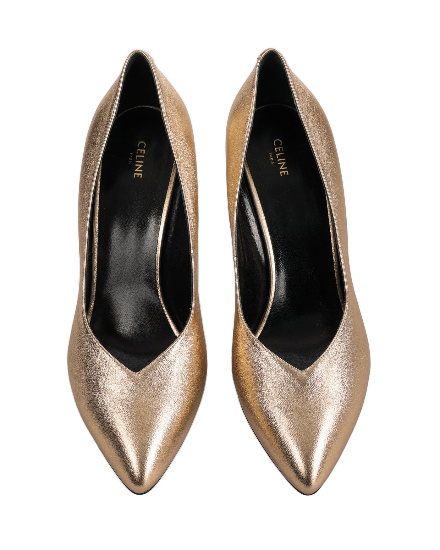 CELINE EDWIGE METALIZED PUMP