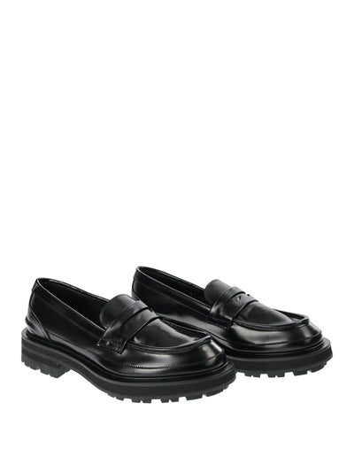 ALEXANDER MCQUEEN BLACK LOAFERS