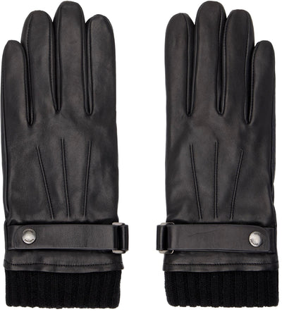 MACKAGE REEVE-SP LEATHER AND CACHEMIRE GLOVES