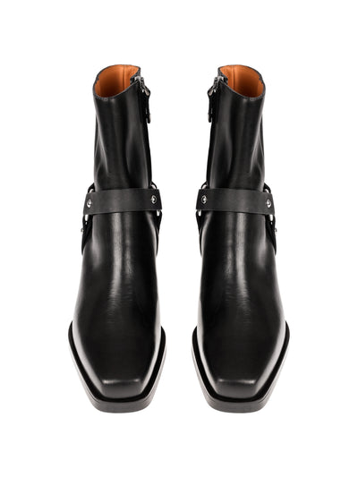 DSQUARED2 LEATHER ANKLE BOOTS