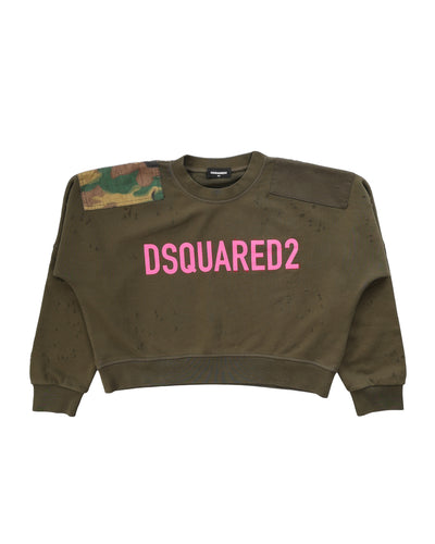 DSQUARED2 KIDS PRINTED CREWNECK SWEATSHIRT