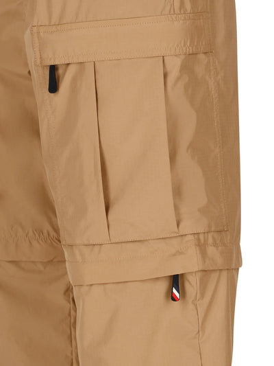 MONCLER GRENOBLE BEIGE TROUSERS