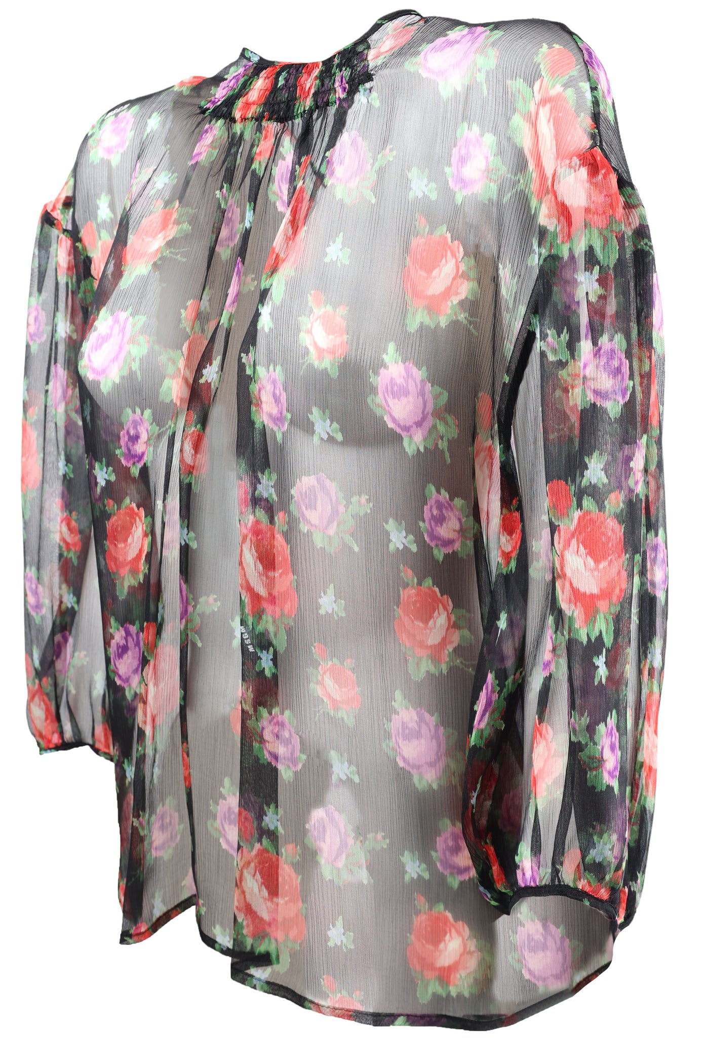 MSGM SILK BLOUSE