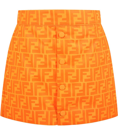 FENDI KIDS FF MONOGRAM SKIRT