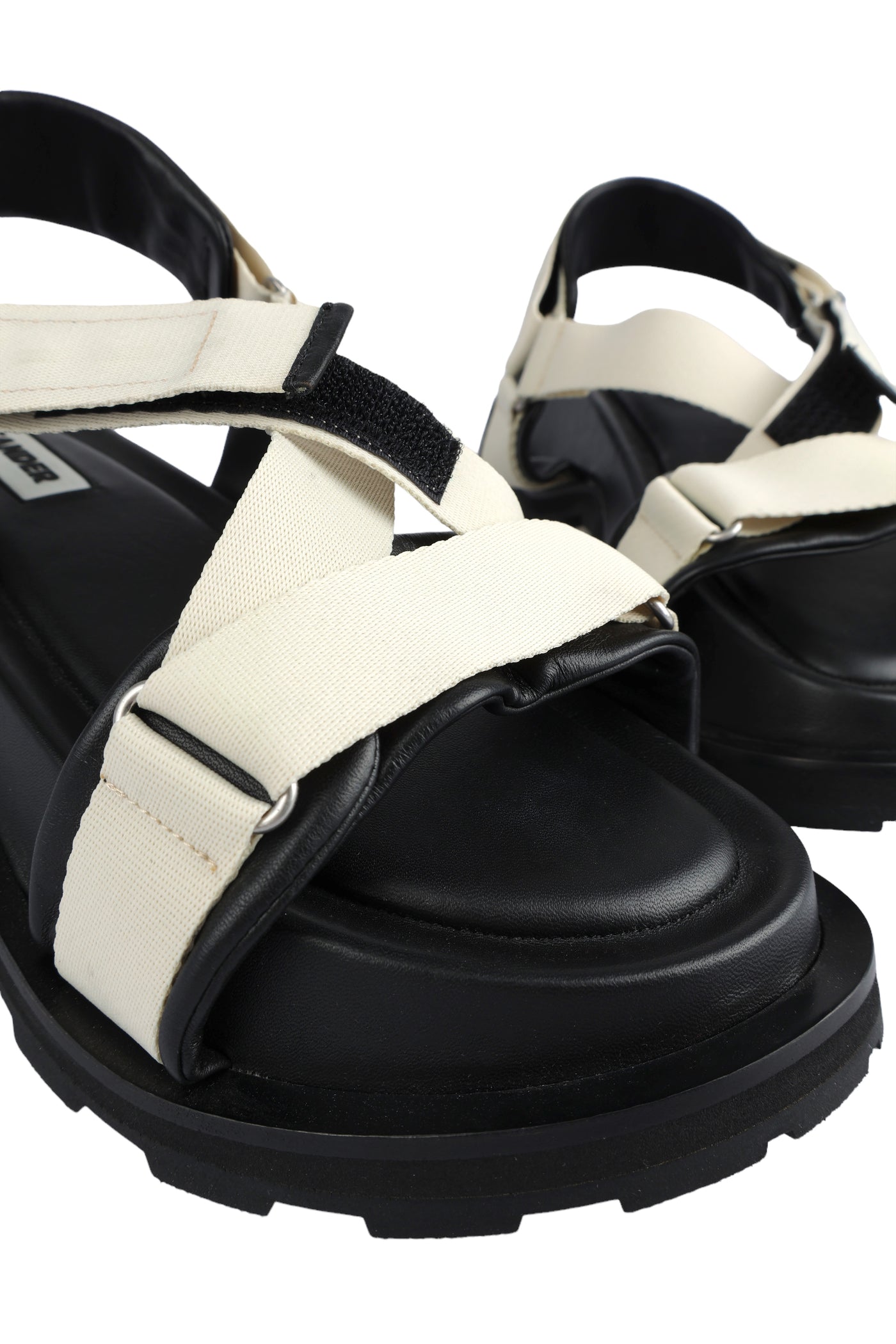 JIL SANDER LEATHER SANDALS