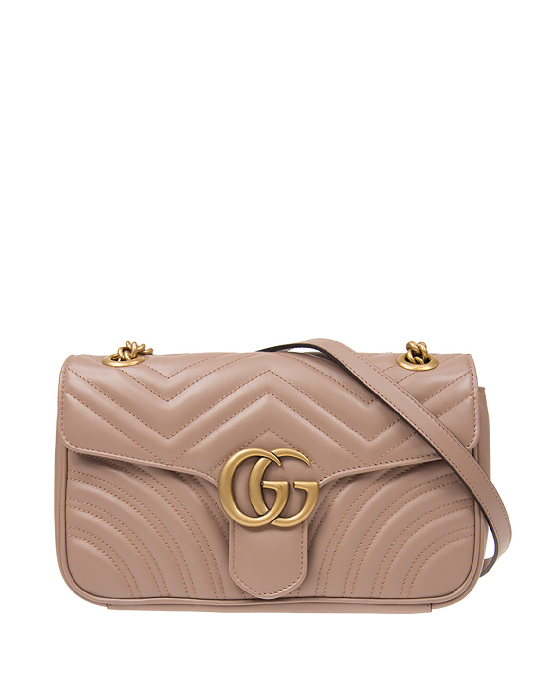 GUCCI GG MARMONT SMALL SHOULDER BAG ROSE