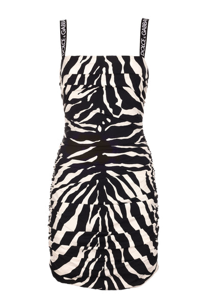 DOLCE & GABBANA ANIMAL PRINT ZEBRA DRESS