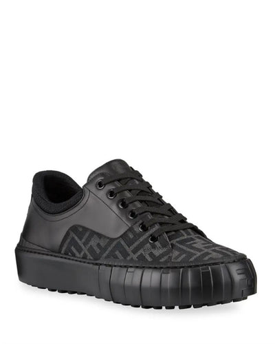 FENDI FF FORCE LACE-UP SNEAKERS