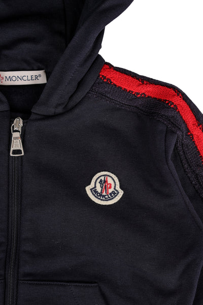 MONCLER KIDS SWEATSHIRT WITH ZIP