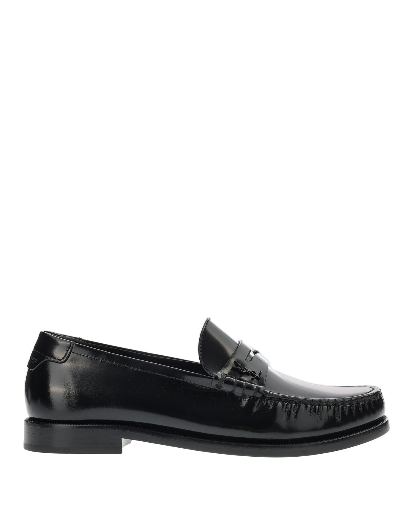 SAINT LAURENT BLACK LOAFERS 