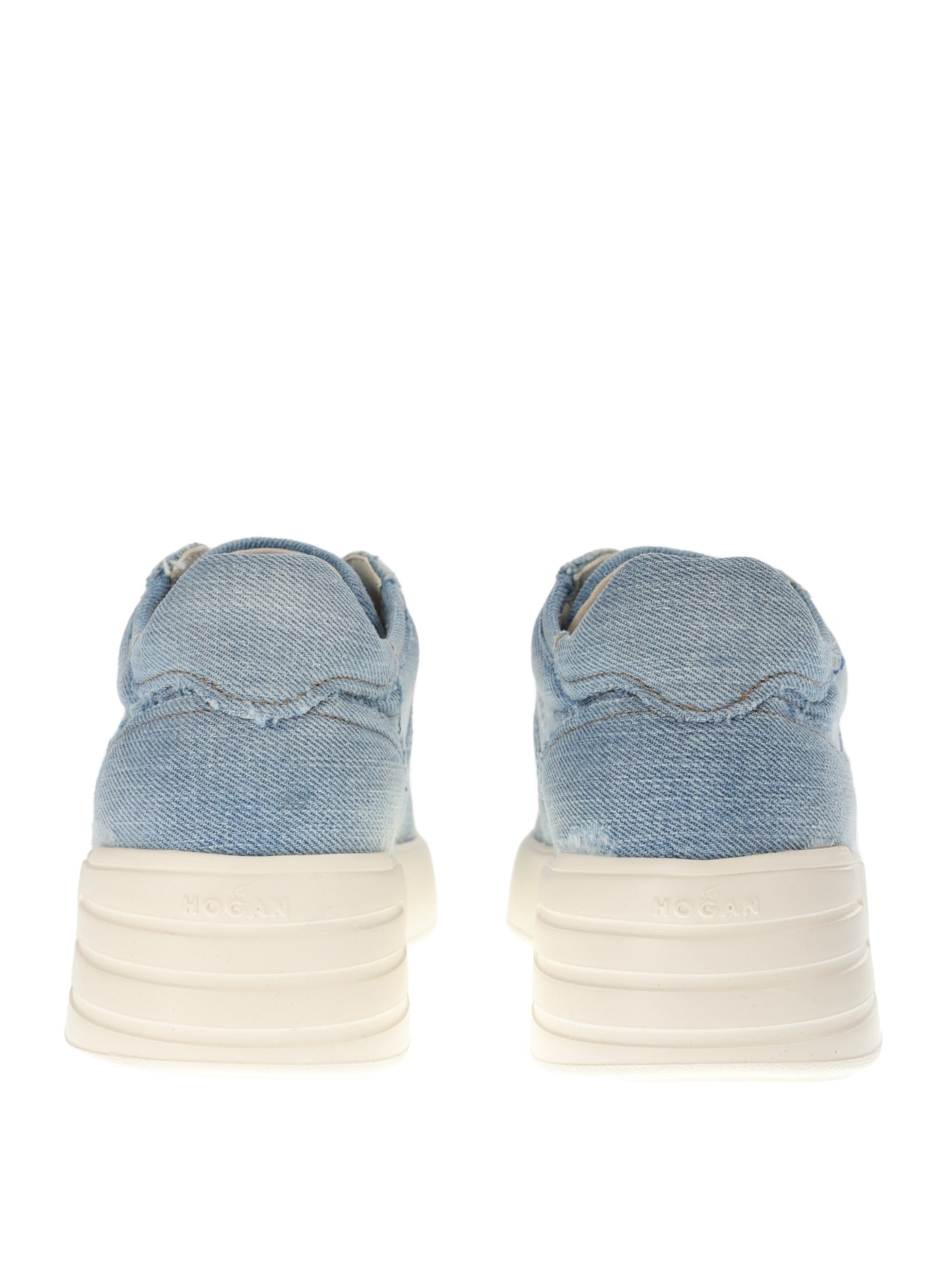 HOGAN LIGHT BLUE JEANS SNEAKERS