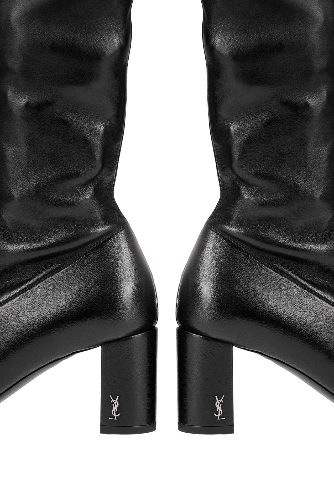 SAINT LAURENT LEATHER BOOTS