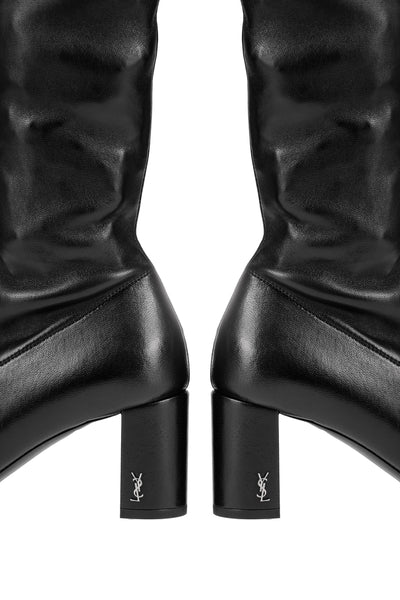 SAINT LAURENT LEATHER BOOTS