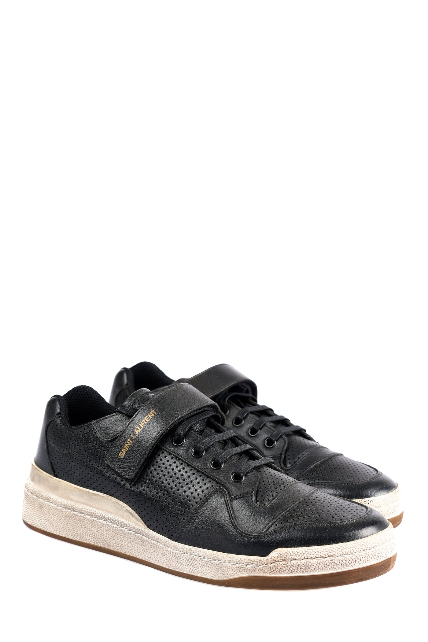 SAINT LAURENT LEATHER SNEAKERS