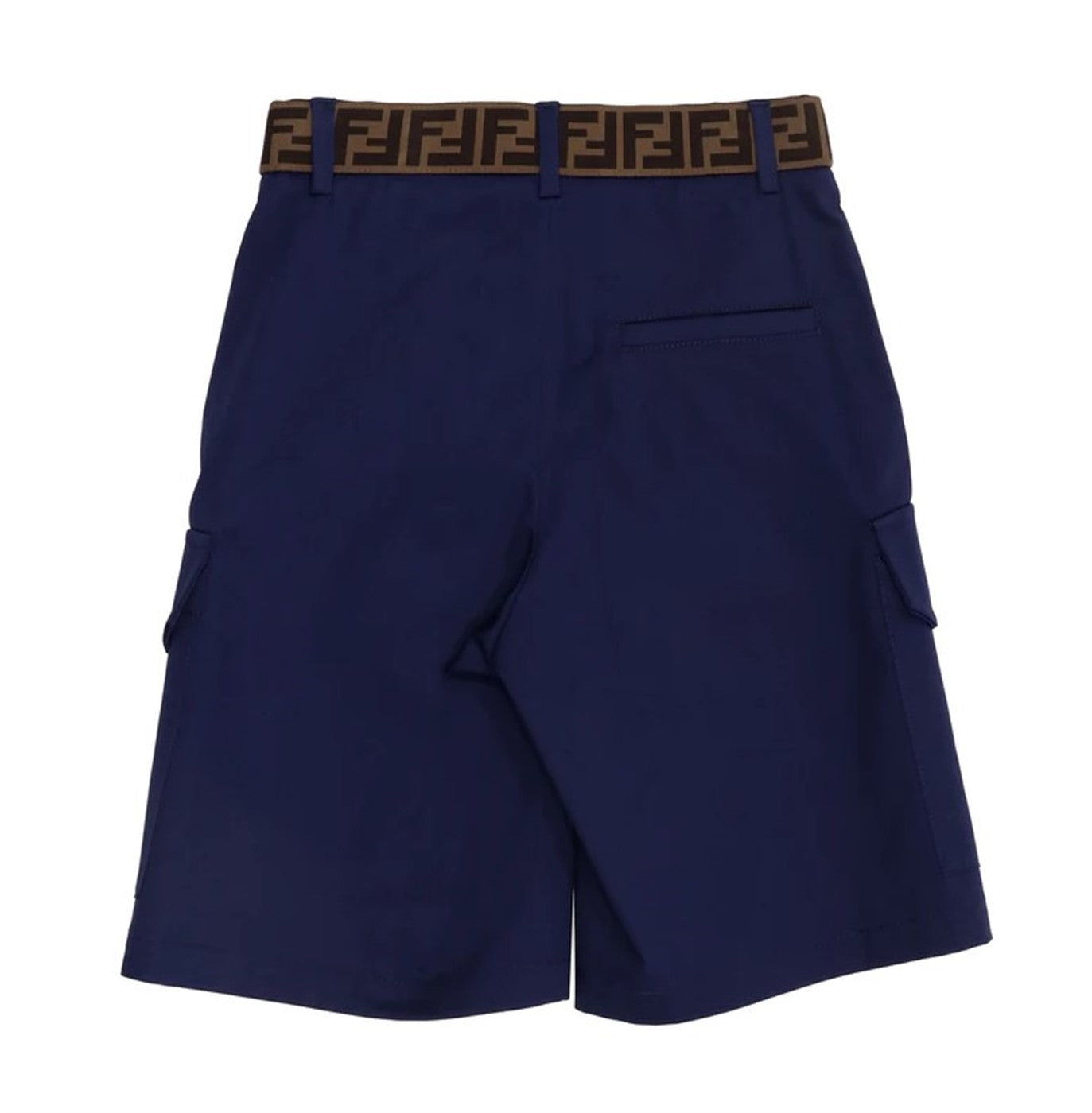 FENDI FF MONOGRAM CARGO BERMUDA SHORTS