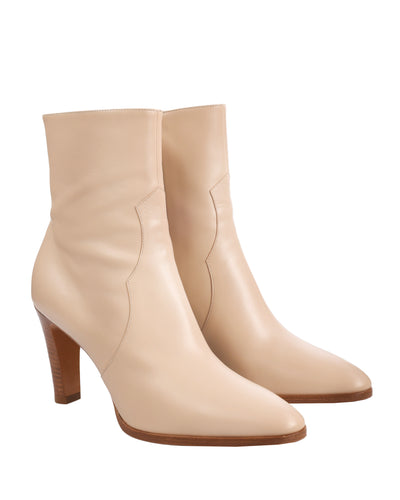 CELINE LEATHER CLAUDE ANKLE BOOT 85