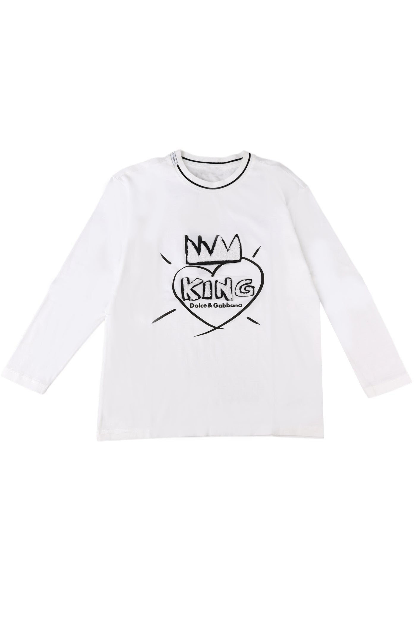 DOLCE & GABBANA KIDS LONG SLEEVE T-SHIRT