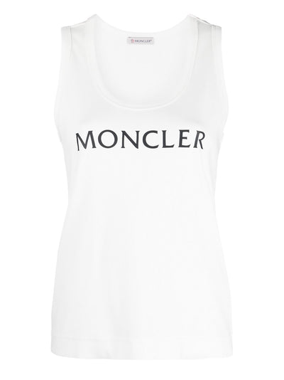 MONCLER WHITE TANK TOP 