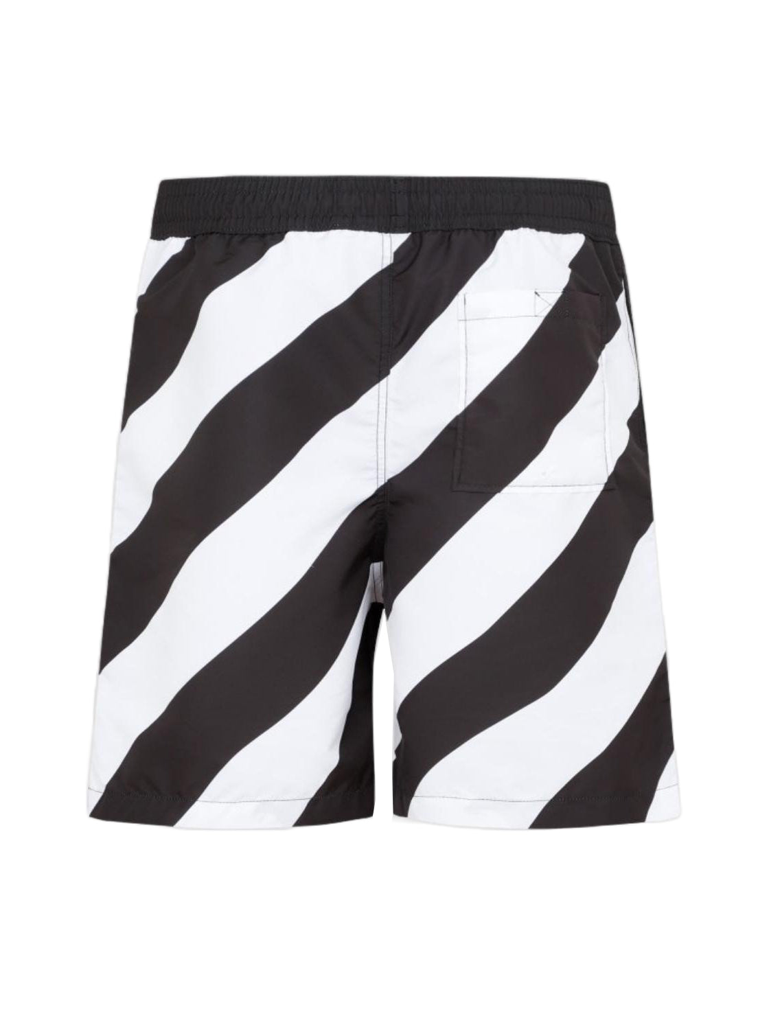 OFF WHITE DIAG SURFER SWIMSHORTS