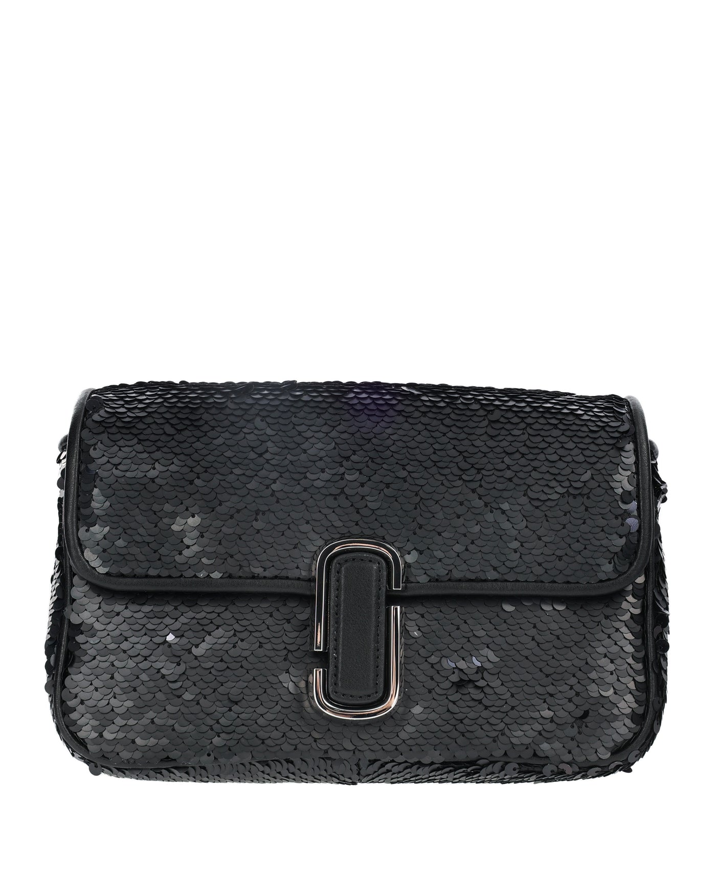 MARC JACOBS THE J MARC SHOULDER BAG WITH BLACK SEQUINS