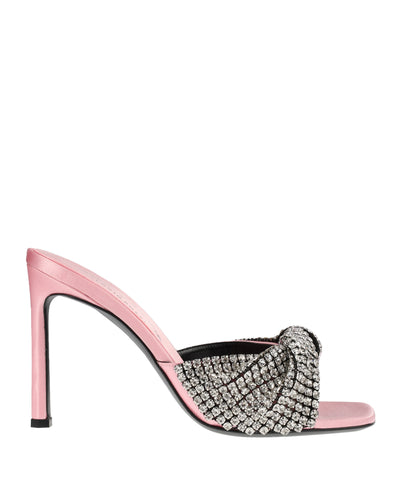 SERGIO ROSSI SANDAL WITH PINK STRASS